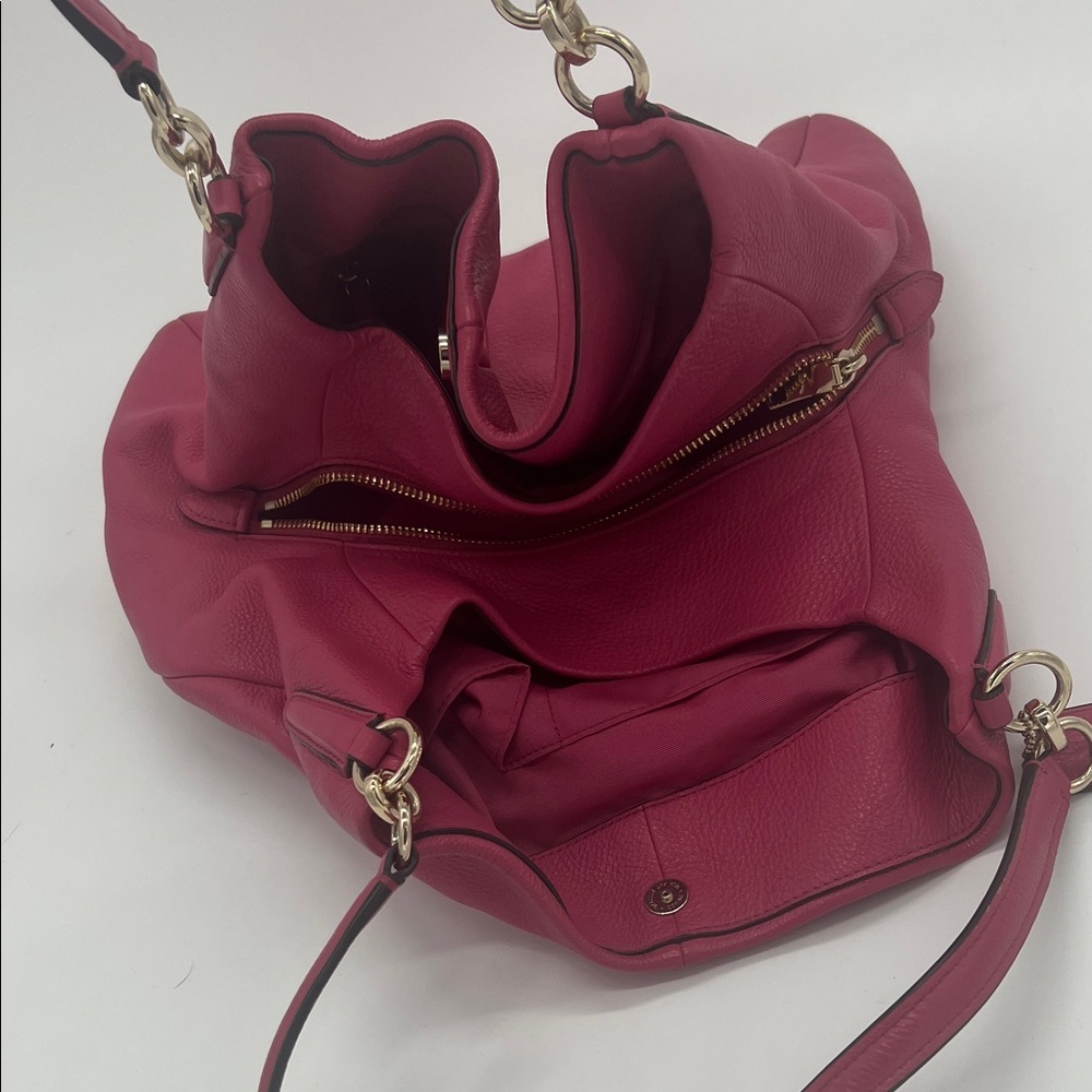 Coach Madison Elegant Pink Leather Tote Bag - Picture 4 of 4